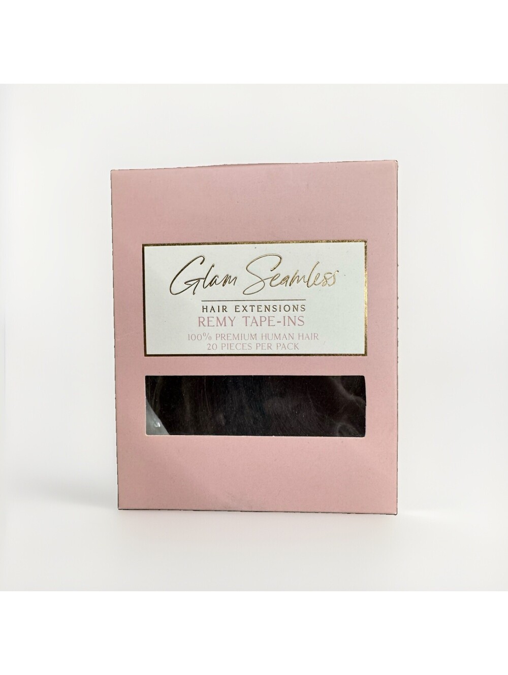 (A) Glam Seamless Remy Tape-In Hair Extensions 20” #Hawaii 20pc Human Hair Open